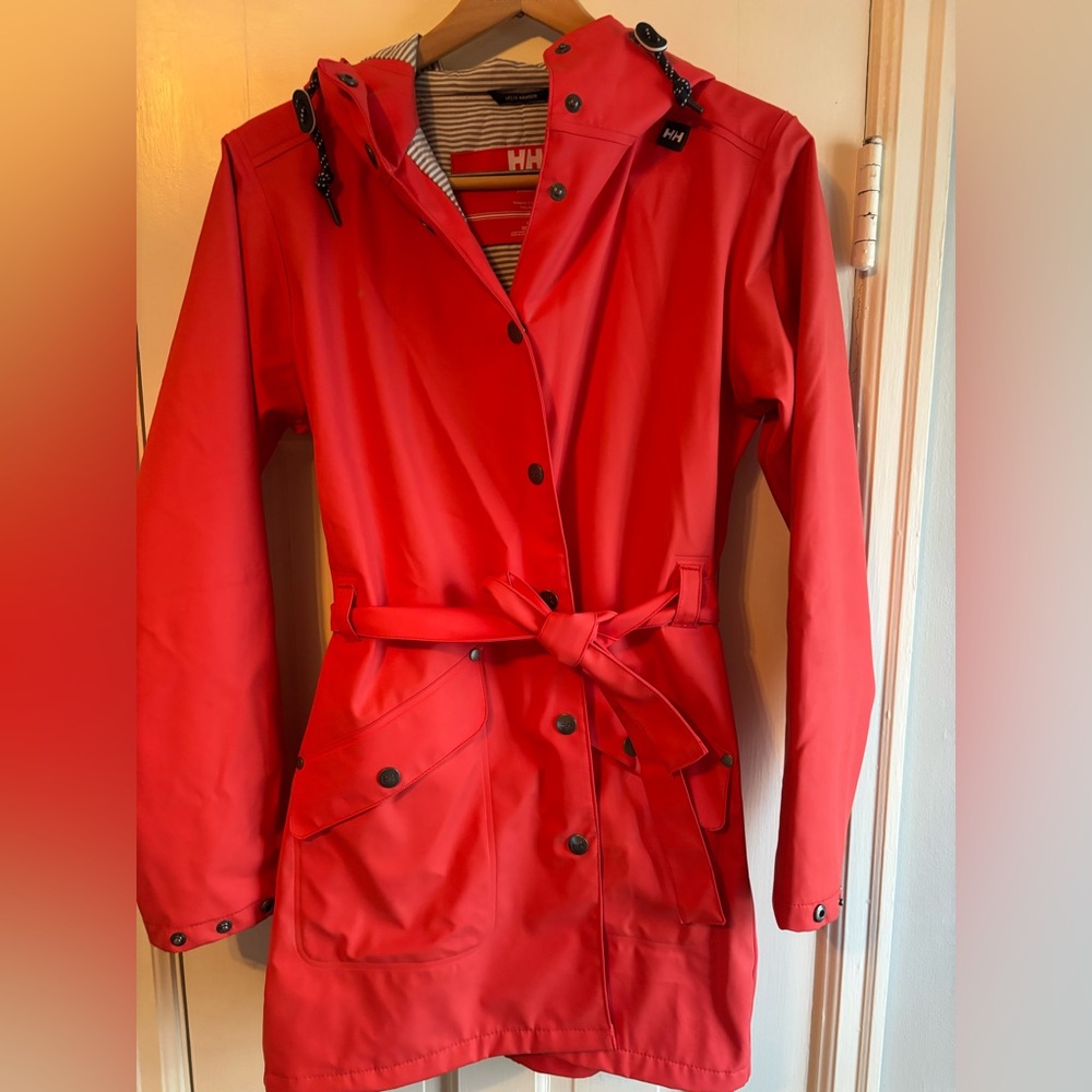 Helly Hansen Women's Red Rain Jacket